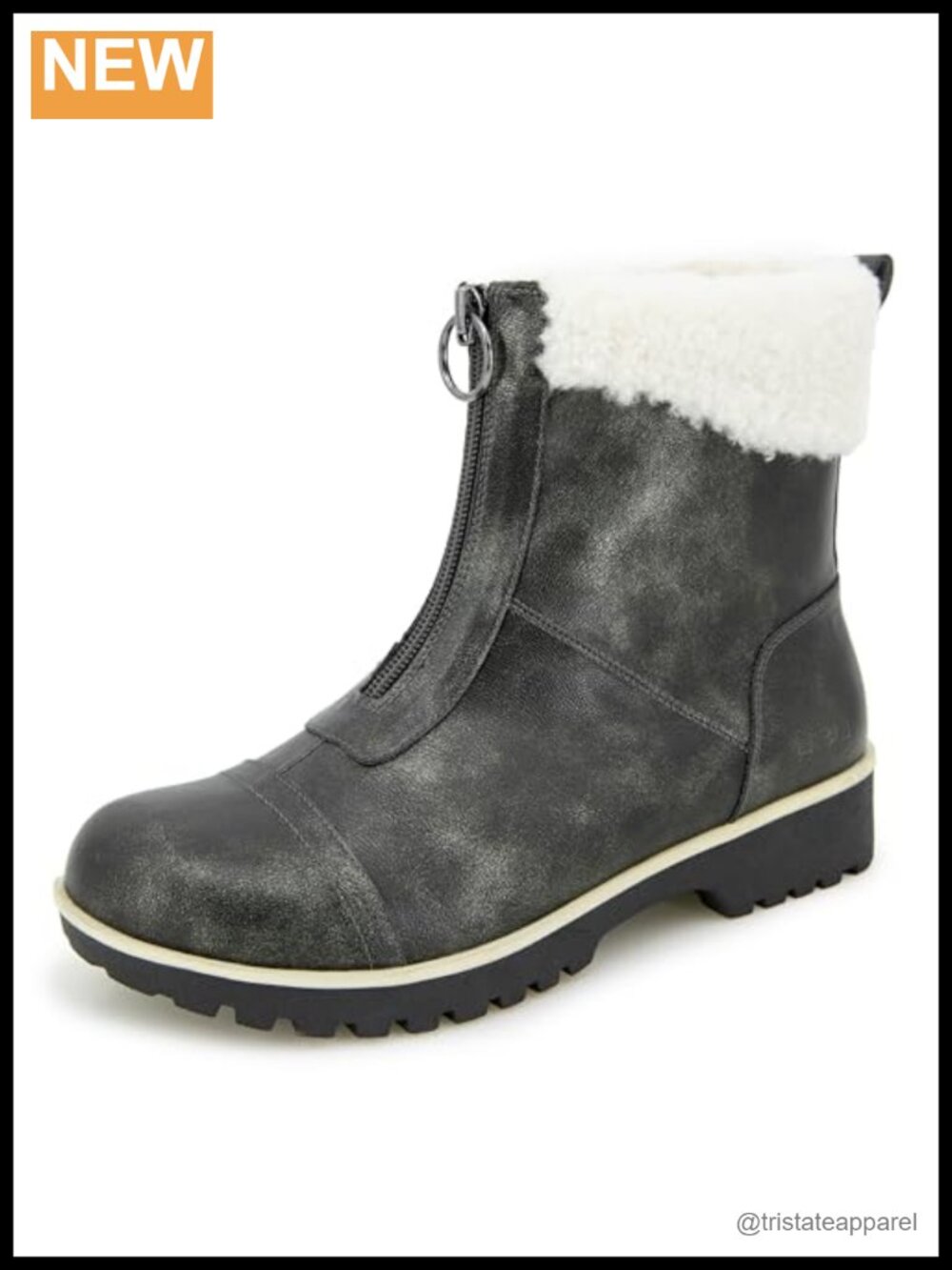 Women's Water Resistant Mid-Calf Boots with Memory Foam Insole